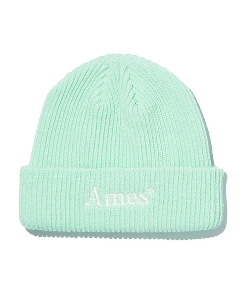 AMESWORLDWIDE(アメスワールドワイド)の「【AMESWORLDWIDE 】カラードロゴビーニー / COLORED LOGO BEANIE(ニットキャップ/ビーニー・レディース・ホワイト/ブラック/レンガ/グリーン/ミント/スカイブルー/パープル/ピンク・FREE)」の5枚目の写真
