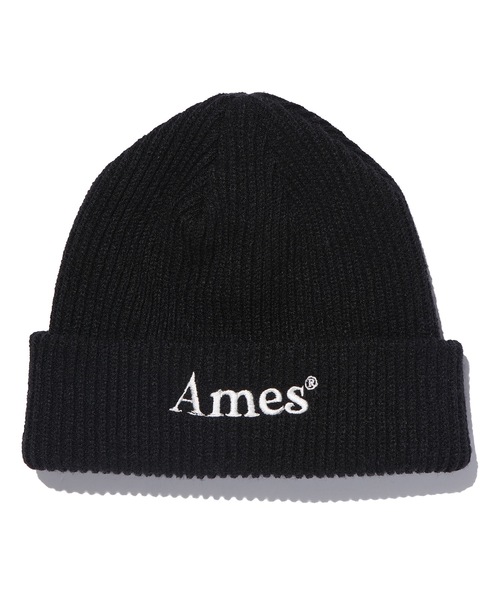AMESWORLDWIDE(アメスワールドワイド)の「【AMESWORLDWIDE 】カラードロゴビーニー / COLORED LOGO BEANIE(ニットキャップ/ビーニー・レディース・ホワイト/ブラック/レンガ/グリーン/ミント/スカイブルー/パープル/ピンク・FREE)」の3枚目の写真