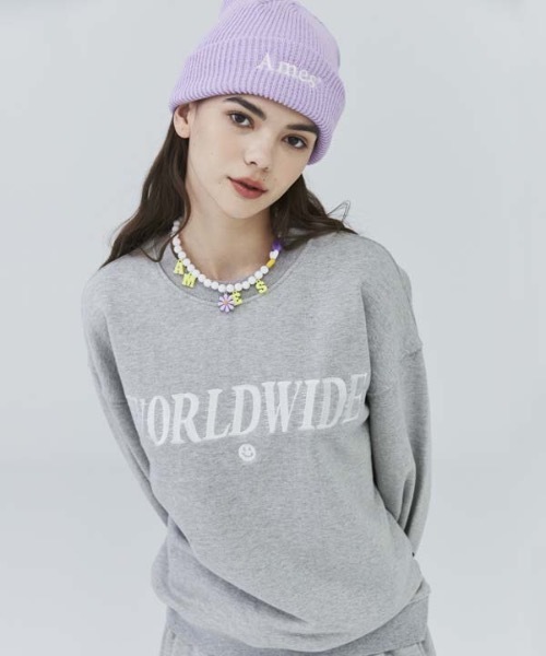 AMESWORLDWIDE(アメスワールドワイド)の「【AMESWORLDWIDE 】カラードロゴビーニー / COLORED LOGO BEANIE(ニットキャップ/ビーニー・レディース・ホワイト/ブラック/レンガ/グリーン/ミント/スカイブルー/パープル/ピンク・FREE)」の20枚目の写真