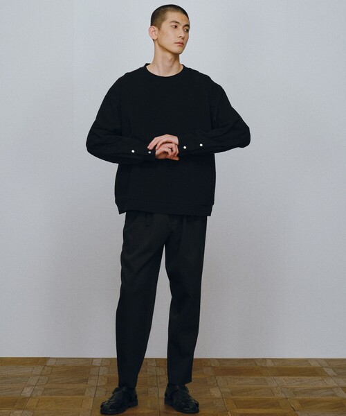 JOSEPH STUDIO（ジョゼフストゥディオ）の「ブロッキングスウェット（スウェット・メンズ・ホワイト系/ブラック系・MEDIUM/LARGE）」の3枚目の写真
