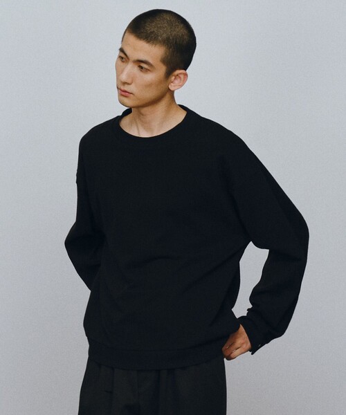 JOSEPH STUDIO（ジョゼフストゥディオ）の「ブロッキングスウェット（スウェット・メンズ・ホワイト系/ブラック系・MEDIUM/LARGE）」の7枚目の写真