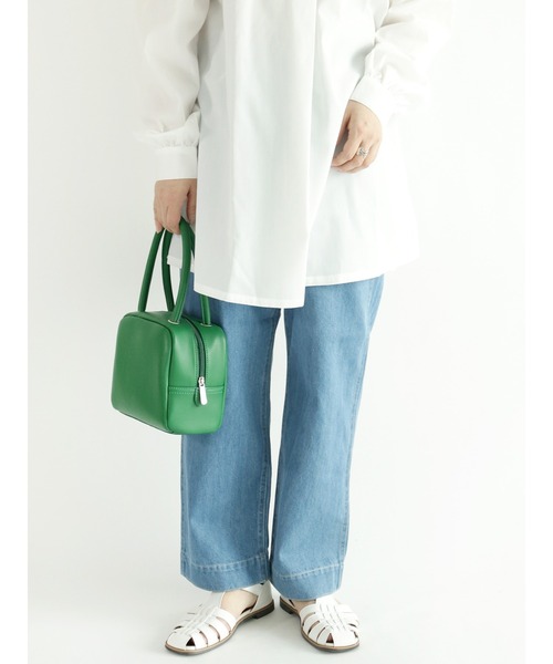 Lugnoncure(ルノンキュール)の「リカバーストレートパンツ(デニムパンツ・レディース・サックスブルー/ブルー/オフホワイト・MEDIUM/LARGE)」の1枚目の写真