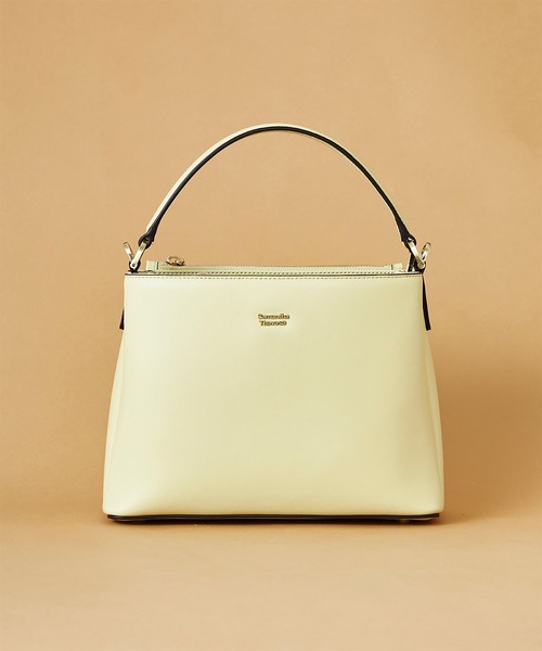 Samantha Thavasa(サマンサタバサ)の「スクエア2Wayワンハンドルバッグ(ハンドバッグ・レディース・ブラック/ベージュ/ネイビー/ライトブルー/イエロー・FREE)」の20枚目の写真