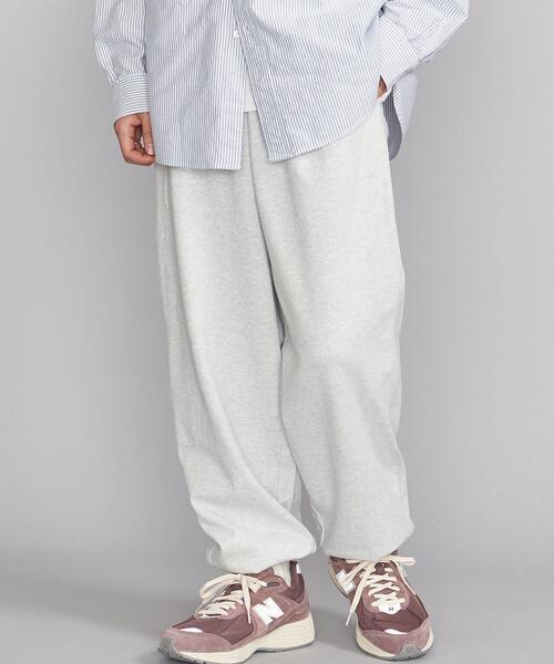 BEAUTY&YOUTH UNITED ARROWS（ビューティーアンドユースユナイテッドアローズ）の「BY ヘビーウェイト アジャスト バギー イージーパンツ（スウェットパンツ・メンズ・ライトグレー/ネイビー・S/M/L/XL）」の14枚目の写真