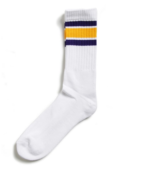 ANCHOR（アンカー）の「クルーソックス（ソックス/靴下・メンズ・ホワイト/ホワイト×ブラック/トリコロール/ホワイト×ネイビー/ブラック系その他/ブルー系その他/ブルー/レッド/グリーン/ブラック×レッド/パープル系その他/グリーン系その他/ラスタ・FREE）」の11枚目の写真