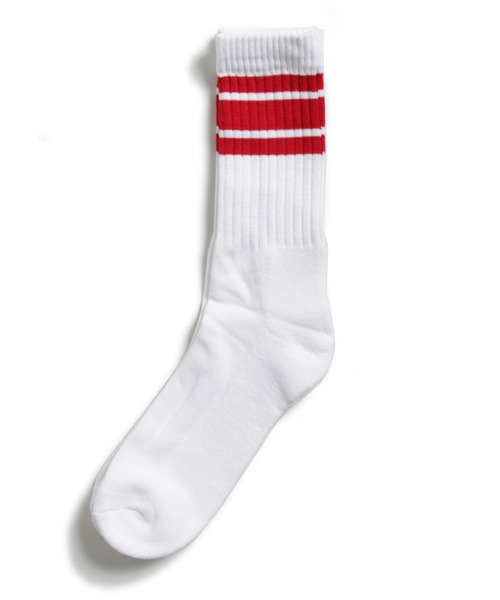 ANCHOR（アンカー）の「クルーソックス（ソックス/靴下・メンズ・ホワイト/ホワイト×ブラック/トリコロール/ホワイト×ネイビー/ブラック系その他/ブルー系その他/ブルー/レッド/グリーン/ブラック×レッド/パープル系その他/グリーン系その他/ラスタ・FREE）」の12枚目の写真