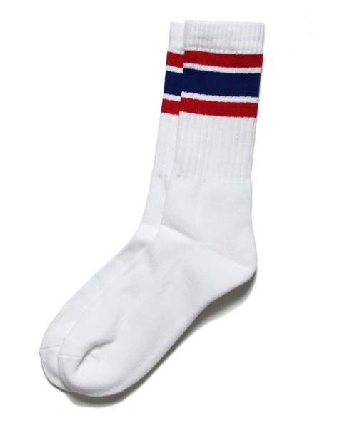 ANCHOR（アンカー）の「クルーソックス（ソックス/靴下・メンズ・ホワイト/ホワイト×ブラック/トリコロール/ホワイト×ネイビー/ブラック系その他/ブルー系その他/ブルー/レッド/グリーン/ブラック×レッド/パープル系その他/グリーン系その他/ラスタ・FREE）」の14枚目の写真