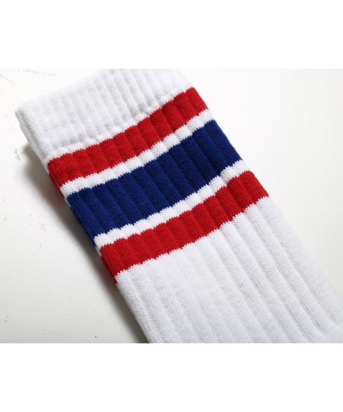 ANCHOR（アンカー）の「クルーソックス（ソックス/靴下・メンズ・ホワイト/ホワイト×ブラック/トリコロール/ホワイト×ネイビー/ブラック系その他/ブルー系その他/ブルー/レッド/グリーン/ブラック×レッド/パープル系その他/グリーン系その他/ラスタ・FREE）」の15枚目の写真