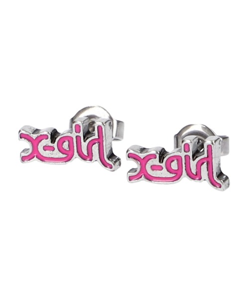 Mills Logo Earrings ピアス 両耳用 X Girl エックスガール のファッション通販 Zozotown