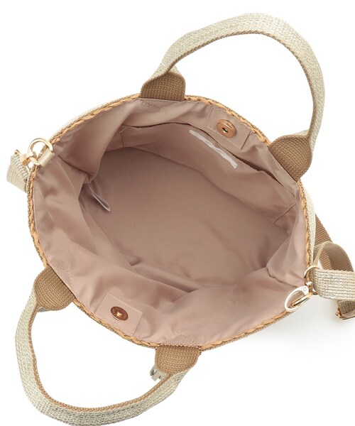 grove（グローブ）の「◆ペーパワイドテープタッセル2WAYトート（トートバッグ・レディース・シルバー/ガンメタ/ゴールド/ブラック系2・00）」の8枚目の写真