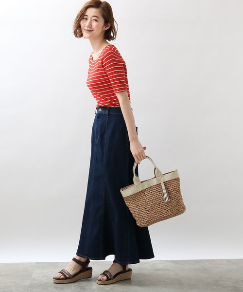 grove（グローブ）の「◆ペーパワイドテープタッセル2WAYトート（トートバッグ・レディース・シルバー/ガンメタ/ゴールド/ブラック系2・00）」の14枚目の写真