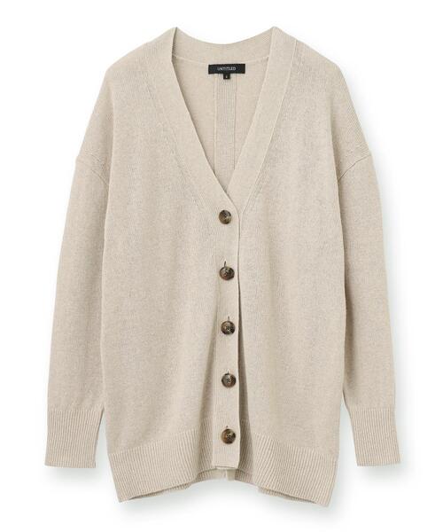 UNTITLED（アンタイトル）の「◆【otona MUSE掲載】バンブーリネンヘンプ バックスリットカーディガン【洗える】（カーディガン/ボレロ・レディース・ダークグリーン/ナチュラル/ネイビー・00/02/04/44/48）」の14枚目の写真