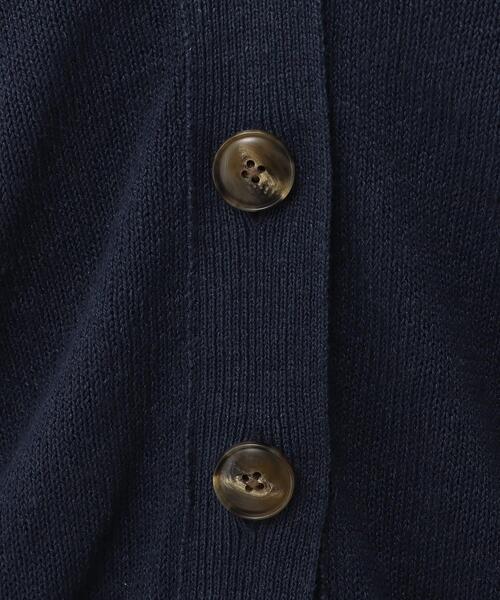 UNTITLED（アンタイトル）の「◆【otona MUSE掲載】バンブーリネンヘンプ バックスリットカーディガン【洗える】（カーディガン/ボレロ・レディース・ダークグリーン/ナチュラル/ネイビー・00/02/04/44/48）」の18枚目の写真