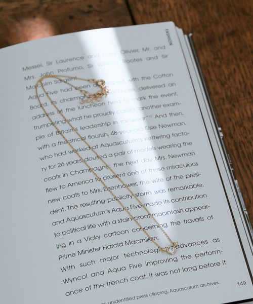 VIS（ビス）の「ガラスビジューネックレス（ネックレス・レディース・ゴールド/ゴールド系その他・FREE）」の3枚目の写真