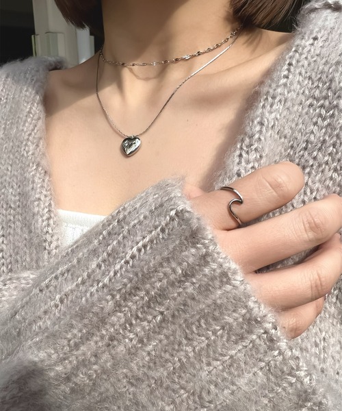 blackdia ocean(ブラックダイヤオーシャン)の「blackdia ocean サン&ジルコニアネックレス(ネックレス・レディース・シルバー/ゴールド/シルバー系その他/ゴールド系その他・FREE)」の7枚目の写真