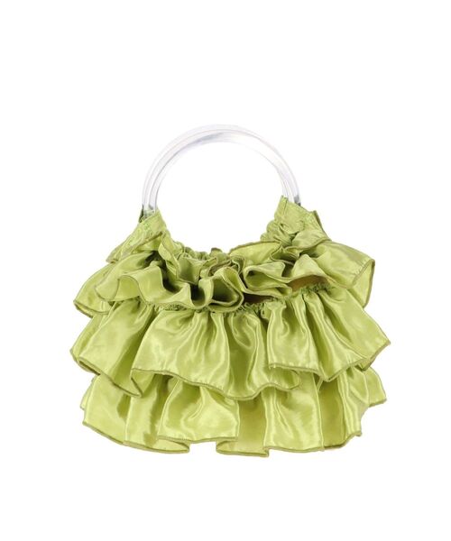 merry jenny（メリージェニー）の「サテンティアードbag（ハンドバッグ・レディース・ライトブルー/オレンジ/グリーン/アイボリー・FREE）」の17枚目の写真