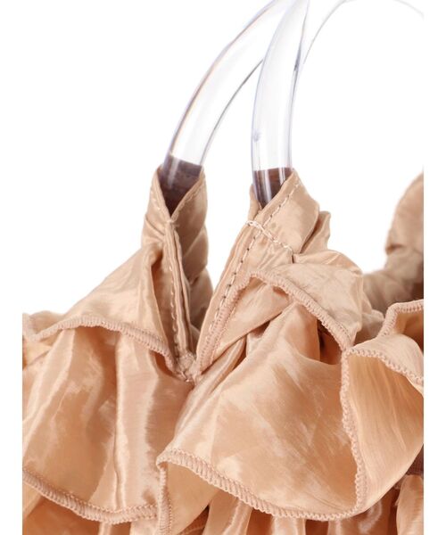 merry jenny（メリージェニー）の「サテンティアードbag（ハンドバッグ・レディース・ライトブルー/オレンジ/グリーン/アイボリー・FREE）」の9枚目の写真