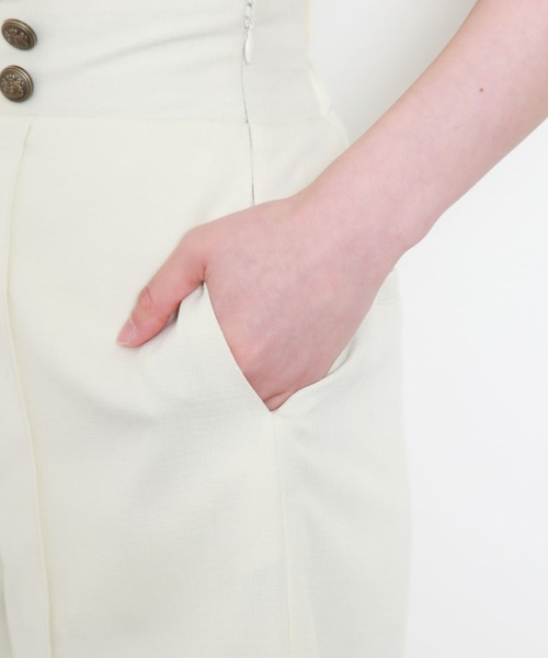 archives（アルシーヴ）の「ウエストボタンショートパンツ（その他パンツ・レディース・ブラック/ネイビー/グレー/アイボリー・MEDIUM）」の16枚目の写真