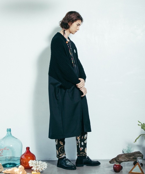 STOF(ストフ)の「Mixed Knit Coat(その他アウター・メンズ・ブラック/ネイビー・S/M)」の5枚目の写真