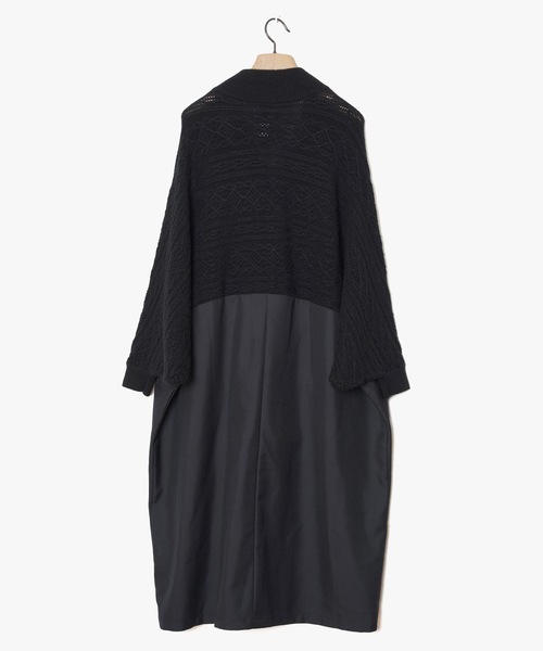 STOF(ストフ)の「Mixed Knit Coat(その他アウター・メンズ・ブラック/ネイビー・S/M)」の8枚目の写真