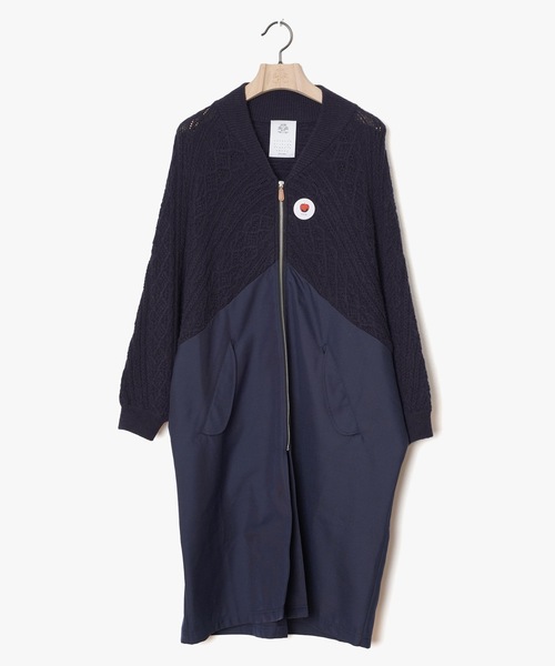 STOF(ストフ)の「Mixed Knit Coat(その他アウター・メンズ・ブラック/ネイビー・S/M)」の9枚目の写真