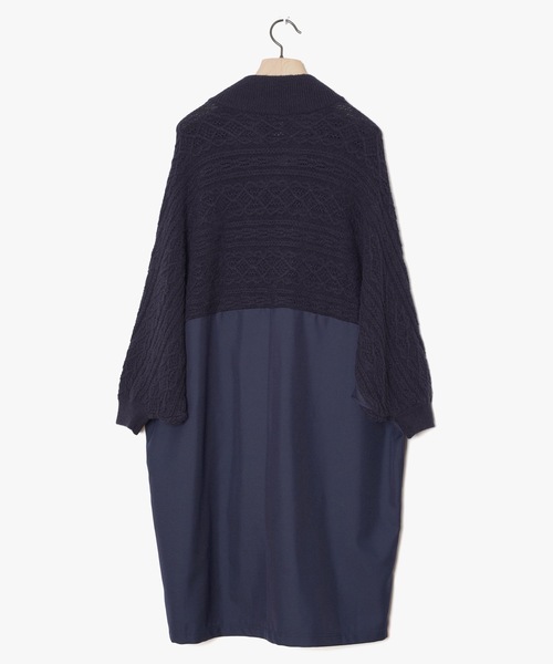 STOF(ストフ)の「Mixed Knit Coat(その他アウター・メンズ・ブラック/ネイビー・S/M)」の10枚目の写真