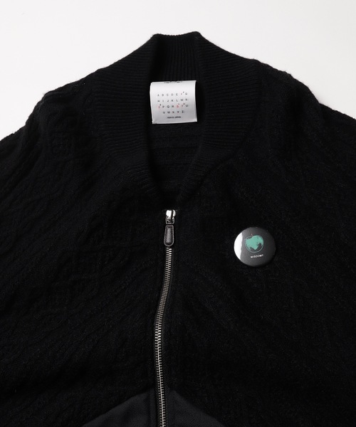 STOF(ストフ)の「Mixed Knit Coat(その他アウター・メンズ・ブラック/ネイビー・S/M)」の11枚目の写真