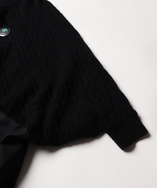 STOF(ストフ)の「Mixed Knit Coat(その他アウター・メンズ・ブラック/ネイビー・S/M)」の13枚目の写真