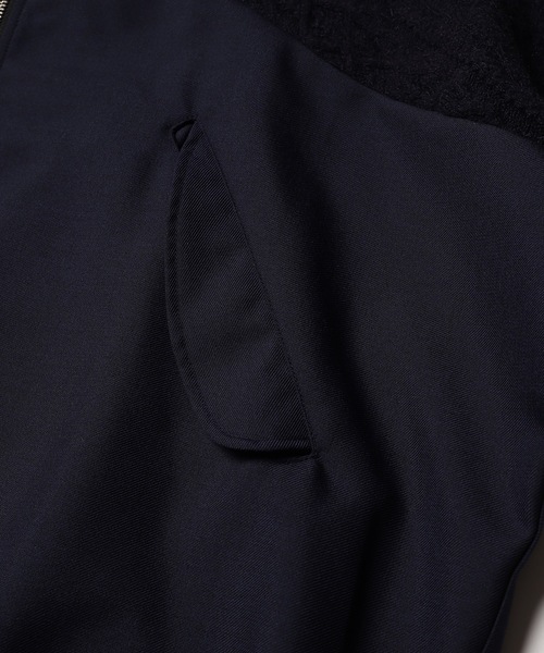 STOF(ストフ)の「Mixed Knit Coat(その他アウター・メンズ・ブラック/ネイビー・S/M)」の20枚目の写真