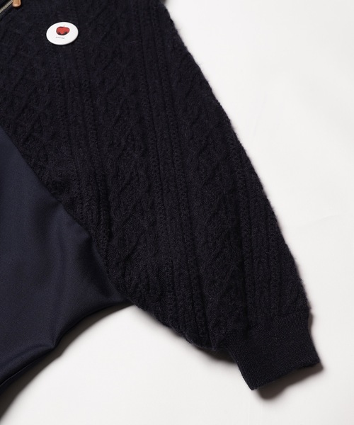 STOF(ストフ)の「Mixed Knit Coat(その他アウター・メンズ・ブラック/ネイビー・S/M)」の21枚目の写真