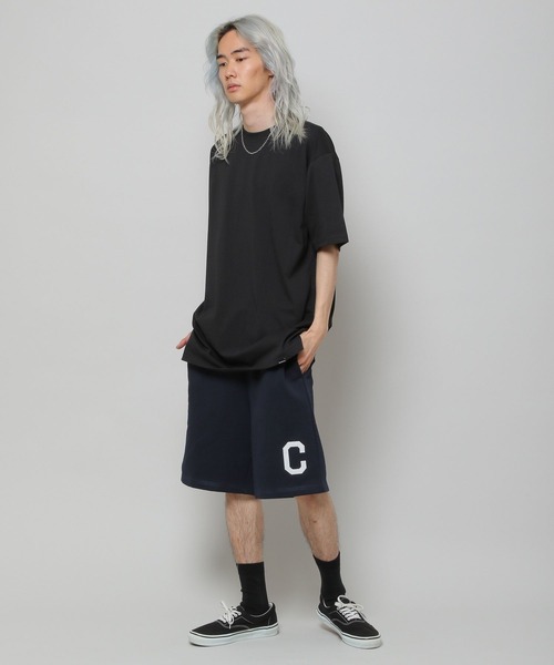 COVERNAT(カバーナット)の「【UNISEX】Covernat/C LOGO SWEAT SHORT PANTS 2268686(スウェットパンツ・メンズ・ブラック/グレー/ネイビー・MEDIUM/LARGE/SMALL)」の8枚目の写真