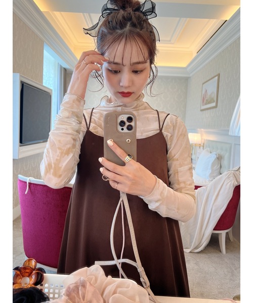 jumelle(ジュメロ)の「セカンドスキントップ(Tシャツ/カットソー・レディース・グレー/ベージュ・FREE)」の9枚目の写真