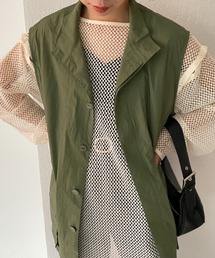 CIAOPANIC | 薄くて軽量、動きやすい、ナイロンミリタリーベスト(ベスト)