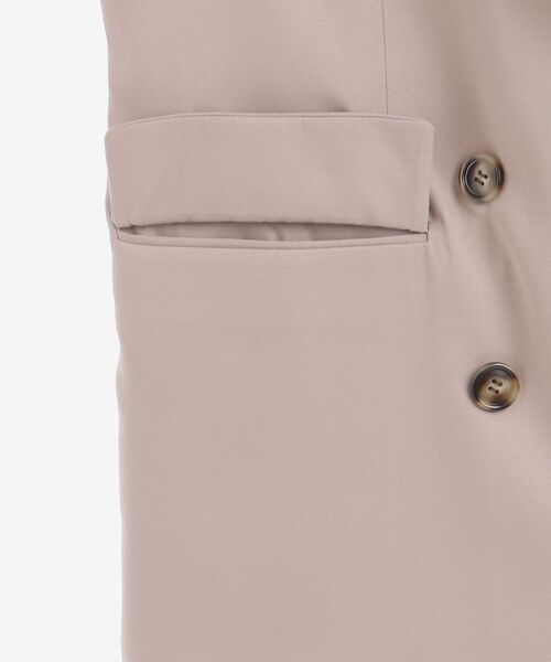 MAJESTIC LEGON（マジェスティックレゴン）の「ダブルボタンLadyジレ（ベスト・レディース・アイボリー/モカ・MEDIUM）」の10枚目の写真