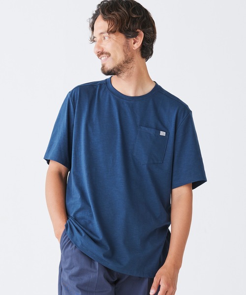 L.L.Bean(エルエルビーン)の「エクスプローラー・スラブ・ティ、半袖 米国フィット・レギュラー(Tシャツ/カットソー・メンズ・グレー/レッド/イエロー/グリーン/ネイビー・SMALL/MEDIUM/LARGE)」の4枚目の写真