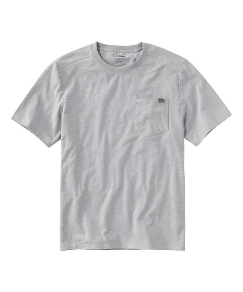 L.L.Bean(エルエルビーン)の「エクスプローラー・スラブ・ティ、半袖 米国フィット・レギュラー(Tシャツ/カットソー・メンズ・グレー/レッド/イエロー/グリーン/ネイビー・SMALL/MEDIUM/LARGE)」の2枚目の写真