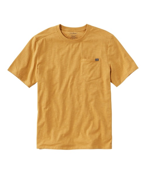 L.L.Bean(エルエルビーン)の「エクスプローラー・スラブ・ティ、半袖 米国フィット・レギュラー(Tシャツ/カットソー・メンズ・グレー/レッド/イエロー/グリーン/ネイビー・SMALL/MEDIUM/LARGE)」の1枚目の写真