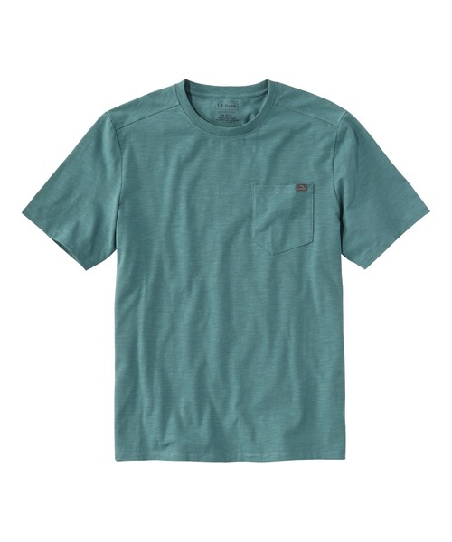 L.L.Bean(エルエルビーン)の「エクスプローラー・スラブ・ティ、半袖 米国フィット・レギュラー(Tシャツ/カットソー・メンズ・グレー/レッド/イエロー/グリーン/ネイビー・SMALL/MEDIUM/LARGE)」の3枚目の写真