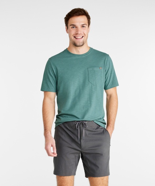 L.L.Bean(エルエルビーン)の「エクスプローラー・スラブ・ティ、半袖 米国フィット・レギュラー(Tシャツ/カットソー・メンズ・グレー/レッド/イエロー/グリーン/ネイビー・SMALL/MEDIUM/LARGE)」の14枚目の写真