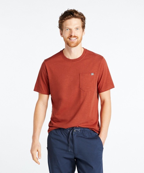 L.L.Bean(エルエルビーン)の「エクスプローラー・スラブ・ティ、半袖 米国フィット・レギュラー(Tシャツ/カットソー・メンズ・グレー/レッド/イエロー/グリーン/ネイビー・SMALL/MEDIUM/LARGE)」の15枚目の写真