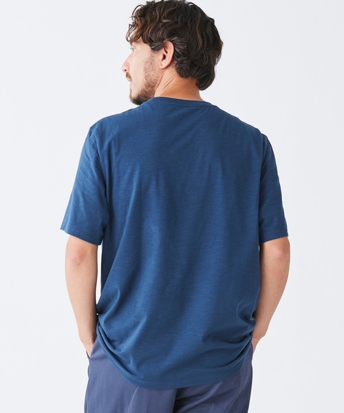 L.L.Bean(エルエルビーン)の「エクスプローラー・スラブ・ティ、半袖 米国フィット・レギュラー(Tシャツ/カットソー・メンズ・グレー/レッド/イエロー/グリーン/ネイビー・SMALL/MEDIUM/LARGE)」の9枚目の写真