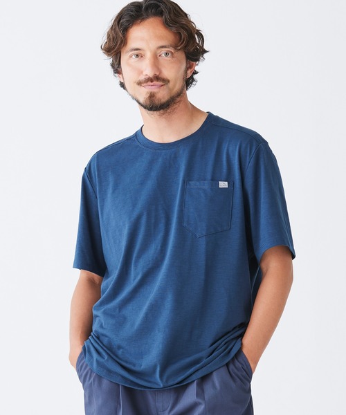 L.L.Bean(エルエルビーン)の「エクスプローラー・スラブ・ティ、半袖 米国フィット・レギュラー(Tシャツ/カットソー・メンズ・グレー/レッド/イエロー/グリーン/ネイビー・SMALL/MEDIUM/LARGE)」の7枚目の写真