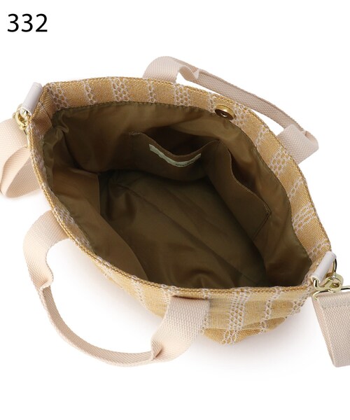 SHOO・LA・RUE（シューラルー）の「◆ストライプ2WAYトート（トートバッグ・レディース・イエロー系2/ベージュ系2/レッド系4・00）」の8枚目の写真