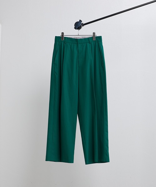 Lui's（ルイス）の「クラシックワイドパンツ（スラックス・メンズ・ブラック/グリーン・SMALL/MEDIUM）」の11枚目の写真