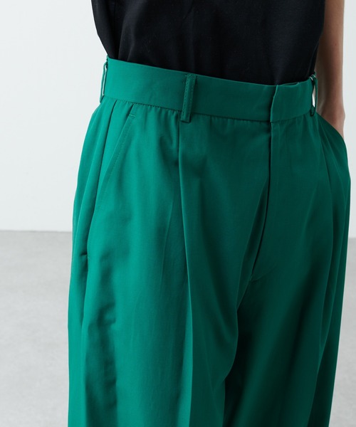 Lui's（ルイス）の「クラシックワイドパンツ（スラックス・メンズ・ブラック/グリーン・SMALL/MEDIUM）」の20枚目の写真