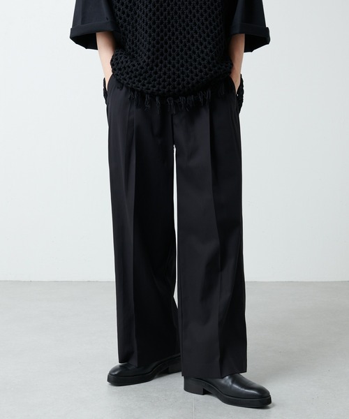 Lui's（ルイス）の「クラシックワイドパンツ（スラックス・メンズ・ブラック/グリーン・SMALL/MEDIUM）」の13枚目の写真