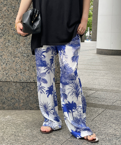 セール】【CLANE/クラネ】FLOWER EMBROIDERY PANTS/フラワーエンブロイ