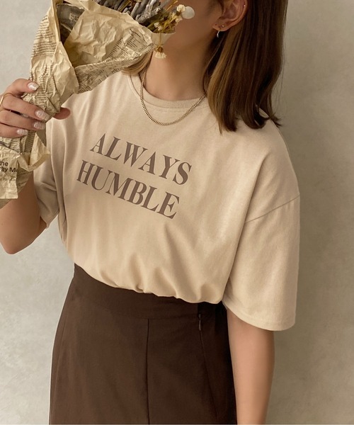 apres jour clair(アプレジュールクレア)の「【apres jour clair】アソートTシャツ【ZOZOTOWN限定アイテム】(Tシャツ/カットソー・レディース・ホワイト系その他/ベージュ/ブラウン系その他/オフホワイト・フリー/X-LARGE)」の4枚目の写真