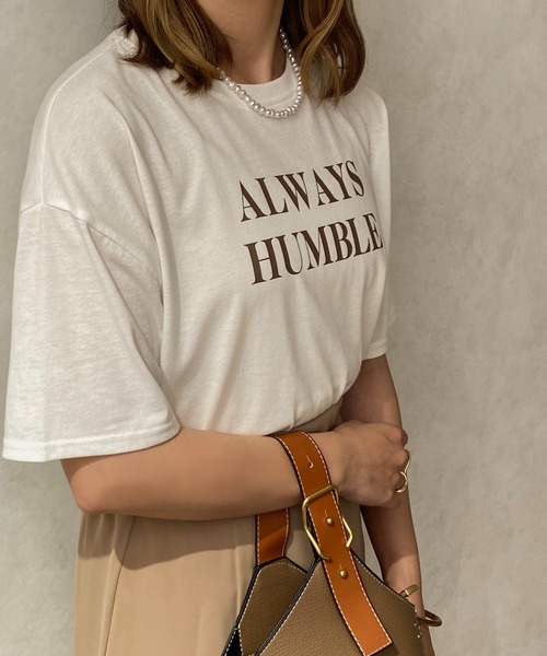 apres jour clair(アプレジュールクレア)の「【apres jour clair】アソートTシャツ【ZOZOTOWN限定アイテム】(Tシャツ/カットソー・レディース・ホワイト系その他/ベージュ/ブラウン系その他/オフホワイト・フリー/X-LARGE)」の6枚目の写真