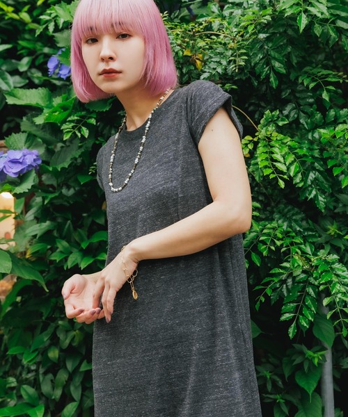 CAL．Berries（カルベリーズ）の「CAL．Berries/カルベリーズ OTONASLIT DRESS WOMEN'S ロングワンピース（ワンピース・レディース・ダークネイビー/ブラック・S）」の2枚目の写真